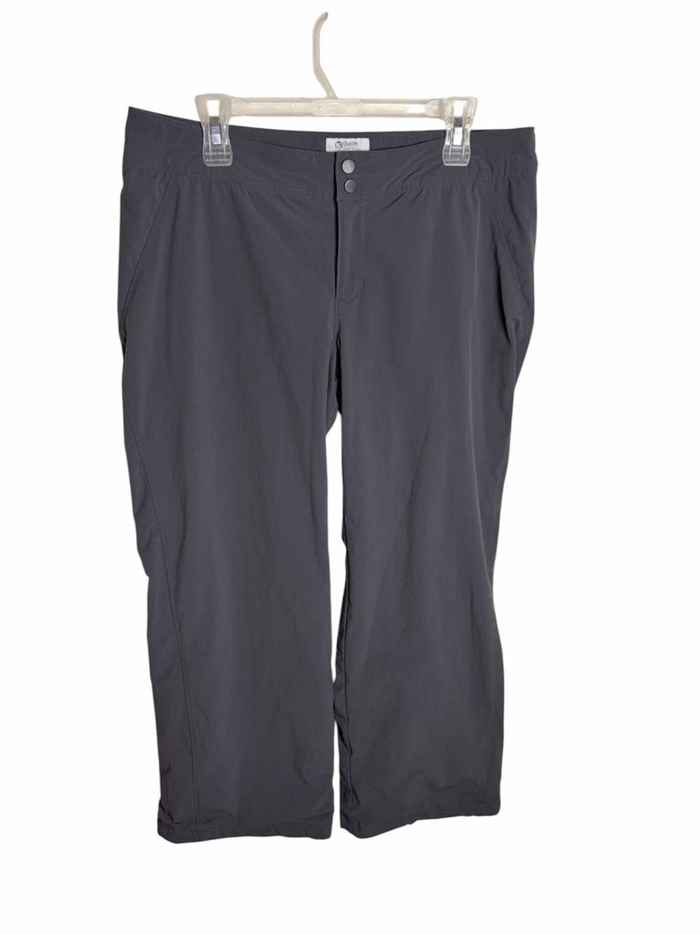 Guide series gray nylon fleece lined outdoor pants with pocket size 12